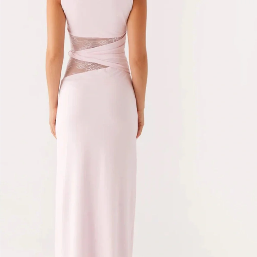 Peppermayo Blush Lace Panel Slip Dress - Picture 5 of 8